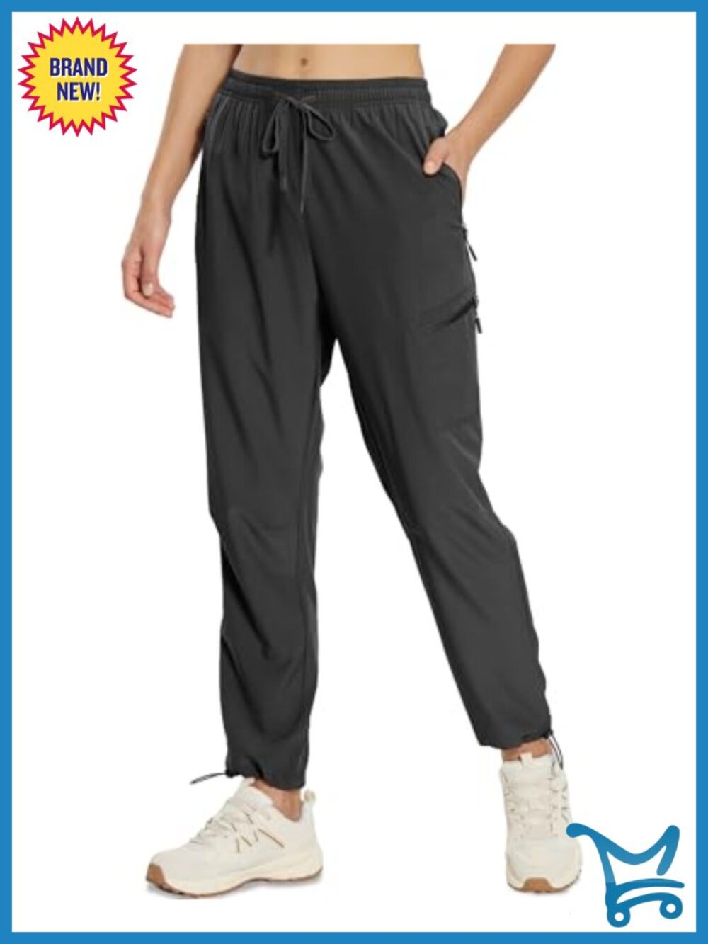 Women's Quick Dry Hiking Cargo Pants with Zipper Pockets